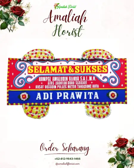 Papan Bunga Ucapan Selamat Salagedang